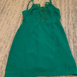 Sexy green dress